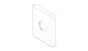 DORNBRACHT-Rosette-ERSATZTEILE-092767009-78-x-60-x-9-x-D-23-8-mm-Platin-gebuerstet-092767009-06 gallery number 1